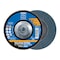 Pferd 7" x 5/8-11 Thd. POLIFAN Flap Disc - Z PSF EXTRA STEELOX, Zirconia, 36 Grit, Flat 60506 - alternate 1